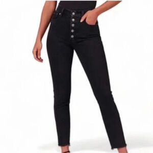 Abercrombie & Fitch Curve Love Skinny High Rise Jeans in Black - NWOT - 26/2s